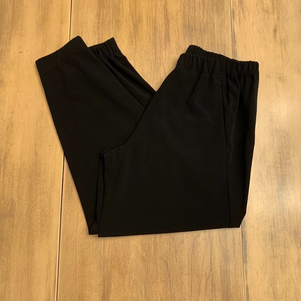 Vince Black Jogger Pant Size XXS Ankle elastic Black pockets - Picture 4 of 5